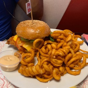 Buffalo Chicken Burger