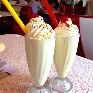 Milkshake de Vainilla y Malteada de Vainilla