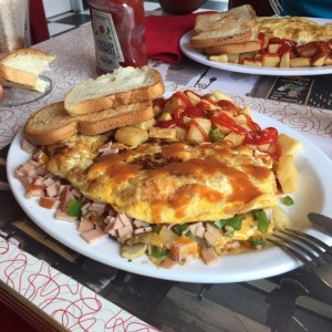 omelete de pavo