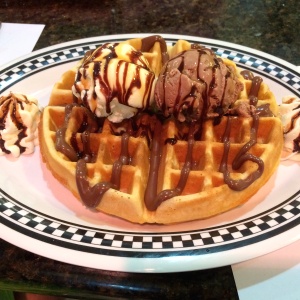 Waffle de nutella