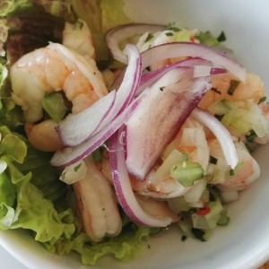 Ceviche de camarones