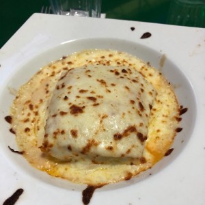 Lassagna gratinada de pollo