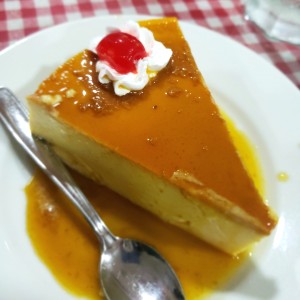 Flan de la casa