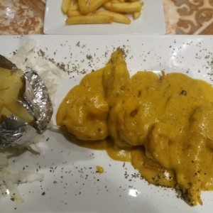 langostinos al curry