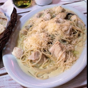 pasta com pollo