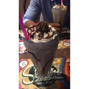 Milkshake de Ferrero Rocher 