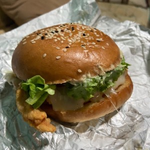 crispy chicken hamburguer