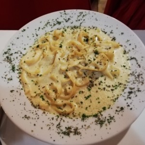 Pasta en salsa Alfredo