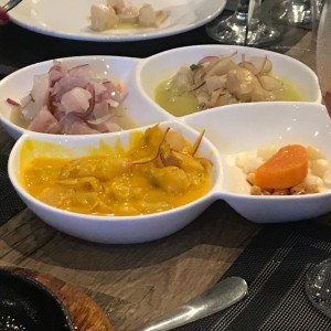 trio de ceviches 