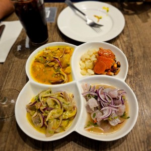 trio de ceviches