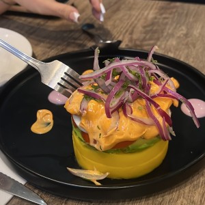 Causa de mariscos 