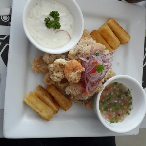 jalea de Pescado y langostinos