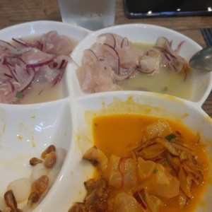 trio de ceviches