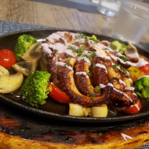 Pulpo a la parrilla