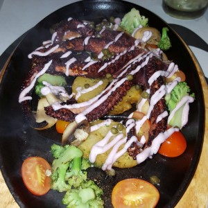 pulpo a la parrilla