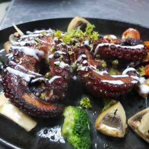 Pulpo a la parrilla