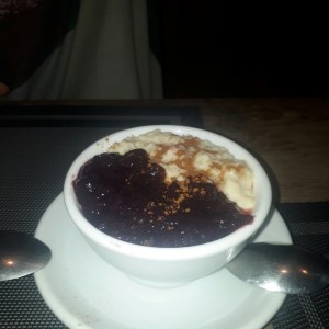 mazamorra morada y arroz con leche