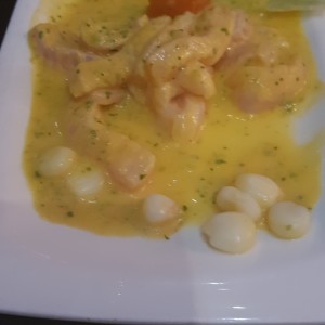 Tiraditos de pescado 