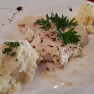 pescado gratinado