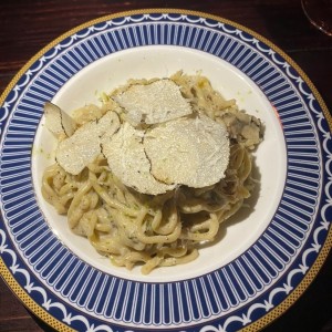 pasta con trufas 