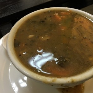 sopa de lentejas