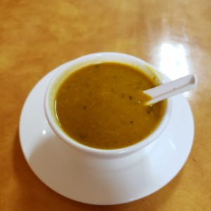 sopa de lentejas