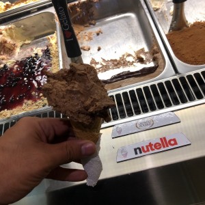 Cono de Nutella