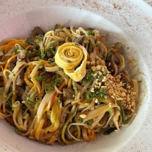 Phad Thai de Filete de Res