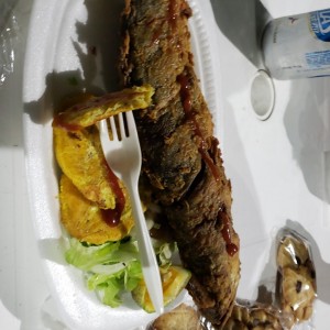 pescado con patacones