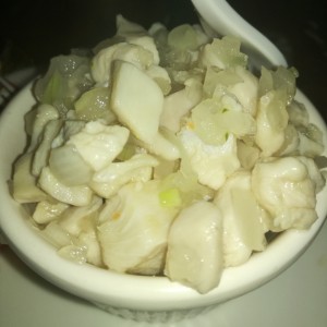 Ceviche de corvina