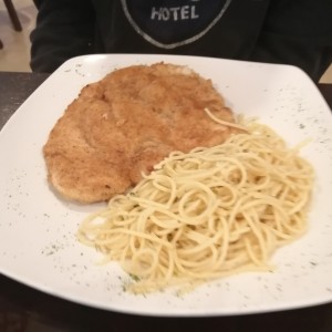 Pechuga de Pollo Alla Milanese Bisanzio