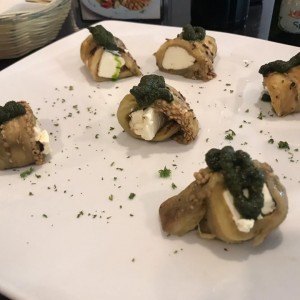 Rollitos de berengenas