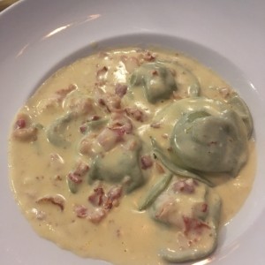 Ravioli Carbonara