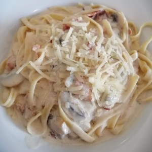 Fettuccine carbonara