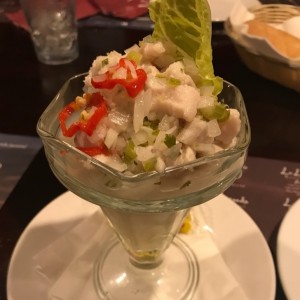 Entradas - Ceviche de corvina