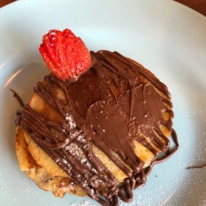 pancake de nutella (realmente nutella)