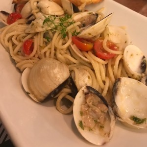 spagguetti a la vongole 