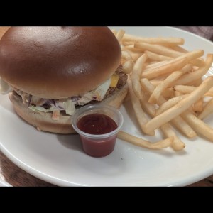 hamburguesa de pollo