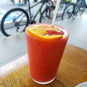 jugo de fresa