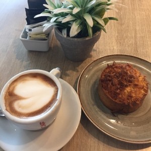 pastel de coco con dulce de leche!