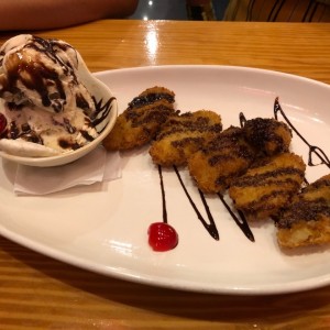 Postres - Banana tempura