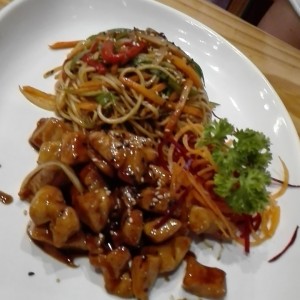 Teppan yaki - Pollo