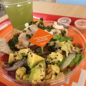 Ensalada de pollo 