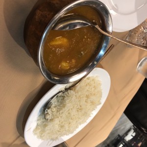 Curry Shrimp and Basmati Rice