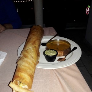 Dosa con pollo