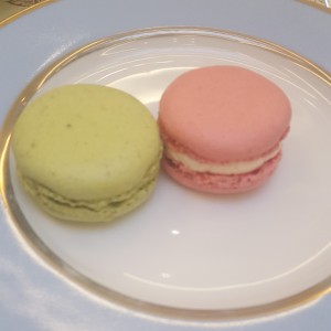 macaroon de pistacho y de rosas