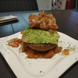 hongo portobello relleno