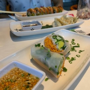 Rollitos de Papel de Arroz de Vegetales