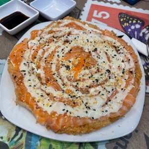 Pizza de Salmón Fresco