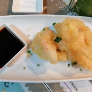 Camarones tempura